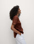 Marks & Spencer "Pure Linen V-Neck Relaxed Popover Blouse"